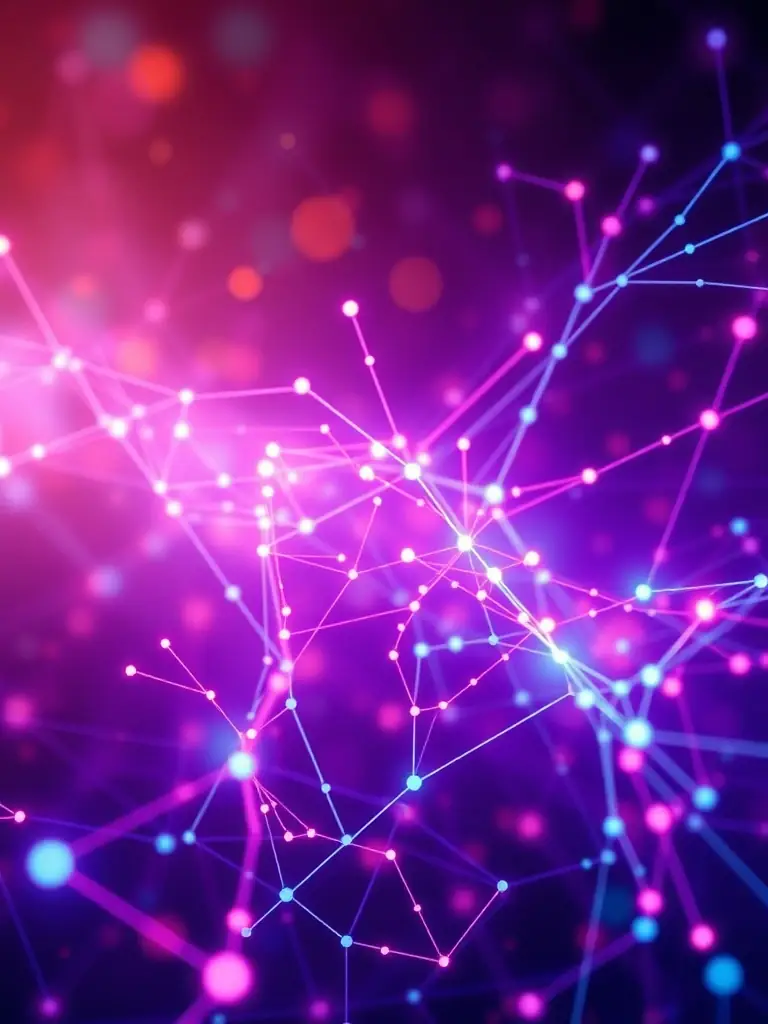 A clean, modern image representing AI model development, perhaps an abstract neural network visualization with data points flowing through it, used to illustrate DreamSight's expertise in this area.
